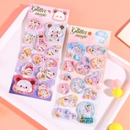 Olove Flash Children's Cartoon Stickers Dazzling Dynamic Stickers 3d Water Stickers Swinging O3w2