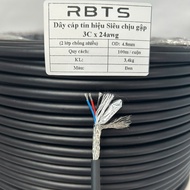 3-core signal cable UL2464, 2464, flexible folding wire (anti-interference) control, power signal