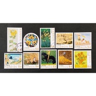 S455: Japan 2022 World of Art Series Vol.4 84y 10 stamps Complete Used
