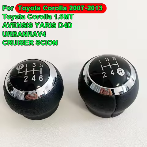 Fit For Toyota Corolla RAV4 1.8MT Gear Shift Knob 2007-2013 5/6 Speed Transmission Knob Fit for Aven