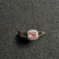 粉紅碧璽戒指