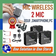 Berkualitas Saramonic Blink 500 B2 TX+TX+RX Wireless Omni Lavarier Mic