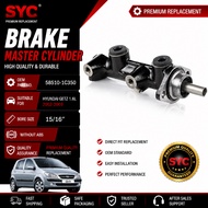 Brake Master Cylinder 刹车总泵 58510-1C350 for Hyundai Getz 1.6L 2002-2009 | SYC Premium Replacement