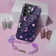 HP GANTUNGAN Glass Softcase + Hanging Strap Latest Realme C85 Prohp Phone Case Camera Protector Prot