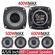 ⋚1PC 4/5/6 Inch Auto Audio Full Range Frequency Subwoofer Car Audio Music Stereo Speakers Hifi A ☟▷