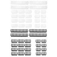 KIN 24 Pieces Set Cable Management Comb Cable Organizers Manager Wire Comb for 3mm Cable Gesleeved U