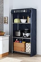 Heavy Duty Dustproof Storage Rack Cover for Boltless Shelving, Wire Shelving, Kitchen, Office, Garag