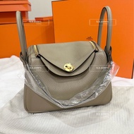 全新愛馬仕Hermes lindy26  8Q Beige Marta 馬爾法米金釦