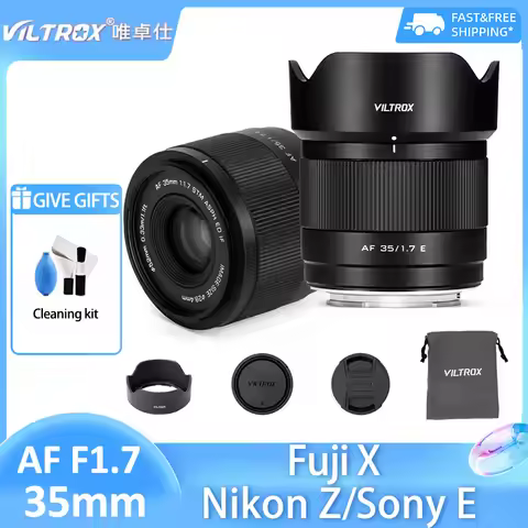 VILTROX 35mm F1.7 APS-C Auto Focus AF for Sony E Nikon Z Fuji FUJIFILM X A7M4 A7R XM5 XT30 XT5 ZFC X