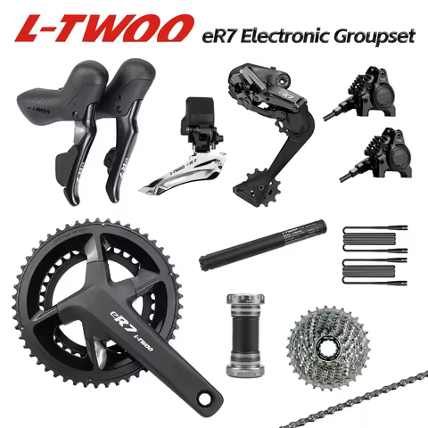 LTWOO ER7 Electronic Groupset for Road Bike 2x12 Speed Bicycle Components Accessories