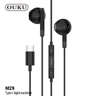 OUKU รุ่น M29 หูฟัง​สำหรับ​แจ็ค​ TypeC​ หูฟังดิจิตอลแบบมีสายพร้อมไมโครโฟน รุ่นใหม่ล่าสุด​ ใช้ได้กับ 