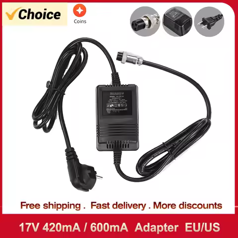 Mixing Console Mixer Power Supply AC Adapter 17V 420mA 3-Pin Connector 110V/220V Input for Yamaha MG