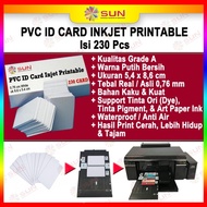 9(0)6 Inkjet PVC ID Card Grade A 0,76 White uk 8.6 x 5.4 cm