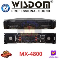Wisdom MX4800 MX41200 MX41500 MX Series 4-Channel Power Wisdom MX-4800 MX-41500 MX-41200 Power Amp