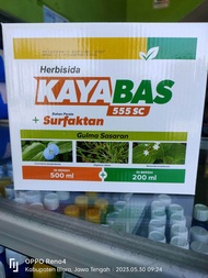 Kayabas 1 liter / kayabas 555SC herbisida selektif pra tumbuh tanaman jagung
