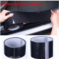 Anti Scratch Car Door Sill Protector Sticker Nano Carbon Fiber DIY Paste Protector Strip Auto Side Mirror Protection Tape Film