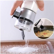 Push-Type Salt Dispenser Spice Shaker Salt Shaker Salt and Pepper Spice Jar Spice Container