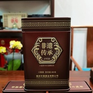 Chinese Tea non-heritage Liubao Tea 1958 cellar Chenxiang Rich 80g Canned Authentic Authentic 2018 c