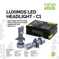 New Mini Projector H11 H4 Led Headlamp nine luximos C1 50Wat 1 Set