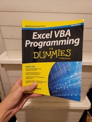 Excel VBA programming for dummies