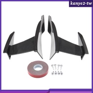 [KY] Car Front Bumper Lip Splitter Fins Body Spoiler Canards Chin Car Tuning