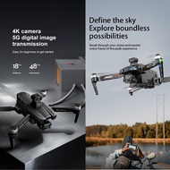 Professional GPS Drone With 3-Axis Gimbal 8K Dual Camera Touch Screen Laser Obstacle Avoidance Helic