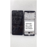 LCD SAMSUNG A31 A315 PLUS BEZZEL ORIGINAL FINGER ONN