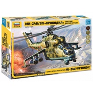ZVEZDA 1/72 Soviet Attack Helicopter MI-24V/VP Hind E 7293