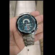 jam tangan seiko sport quartz stainles steel water resist dial hitam