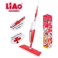 Liao 3 in 1 Spray Mop, Microfiber Spray Mop with Window Cleaner and Scraper