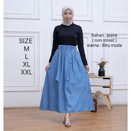 Women's jeans skirt,/ umbrella jeans skirt,/ belt jeans skirt, latest/ jeans skirt, plain jeans skir