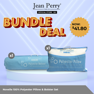 (Bundle Set 010) Novelle Polyester Pillow I Novelle Polyester Bolster
