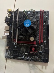 H110m msi 連 i3 7100