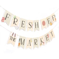 Fresh off the Market Banner - Farmers Market Bridal Shower Banner, She's off the Market Bachelorette