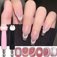 Penguin Magnet Rod For Cat Eye UV Gel Varnish With Nails Art Decoration Wide Light Glass Bead Effect