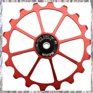 [Z F L U] MEIJUN 18T  Bicycle Rear Derailleur  Wheel Ceramic Bearing Pulley Road Bike Guide Roller I