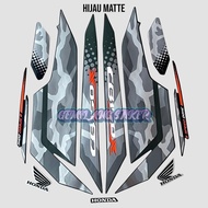 MERAH HIJAU Striping Sticker Honda CB150X CB 150X CB 150 X YEAR 2023 Matte GREEN RED LINE