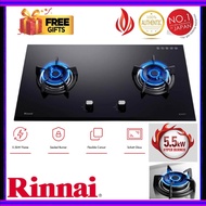 Rinnai RB-92G Built in 2 Burner Gas Hob Gas Cooker (Schott Glass) Built in Gas Stove RB92G Glass Built in Hob