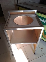 PRE ORDER Booth Portable Meja Lipat Bongkar Pasang bahan aluminium ukuran 60x50x80 cocok untuk juala