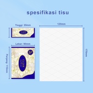 DWY  Tisu 10 Pack 5 Ply Travel Facial Tissue No Fluorescent Agent (240's x 10 Packs)