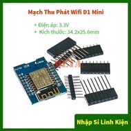 Wemos D1 mini ESP8266 WiFi Transceiver Circuit (NodeMCU Mini D1) - with Jump plug included