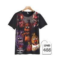 Five Nights at Freddy's Kids Clothes FNaF Game Series 3D Kids Five Nights at Freddy's T-Shirt Game S