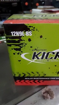 Kick แบตเตอรี่ มอเตอร์ไซค์12v 5A YTX5L-BS Honda Wave Sonic Nova Dream Step Katana Kawasaki Click PCX