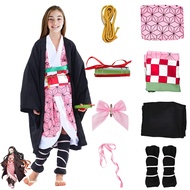 Kamado Anime Cosplay Costume Kimono Outfit, Anime Costume Kids Halloween Costume, Halloween Costume 