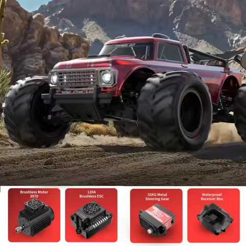 MJX 10210 HYPER GO 1/10 Brushless RC Car - High Speed Remote Control Truck, Off-Road Electric Vehicl