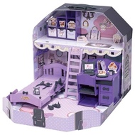 (特價訂貨)日本Takara Tomy Licca x Sanrio Kuromi Room Toy Set 莉卡娃娃可羅米房間配件套裝 不包括洋娃娃公仔人偶