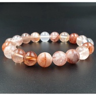 Fire Quartz Bracelet (hematoid quartz)