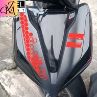 125i 150i Honda Click Honeycomb Front Fairings  v1 v2 v3 Long Lasting Vinyl Sticker For Motor.