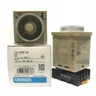 TDR TIMER Omron H3CR-A8 Multivolt 12V-48VDC / 24-48VAC + SOCKET EWIG