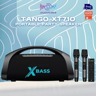 Vinnfier Tango XT710 400W X-Bass Portable Party Karaoke Speaker with 2 Wireless Mic Bluetooth Speake